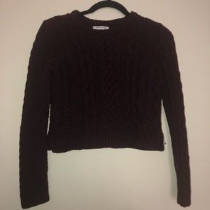 Burgundy Sweater